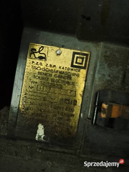 Stara szlifierka stolowa PRL w super stanie Pozostałe Antyki, Sztuka, Kolekcje Zawiercie