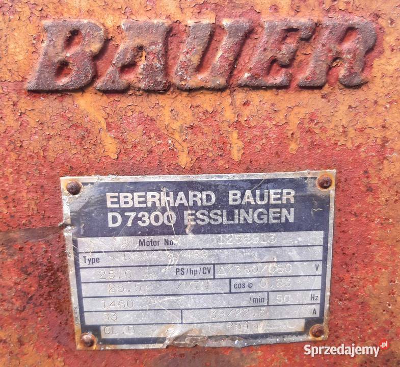 silnik elektryczny 185 kw z mocną przekładnią 30 Lubanie