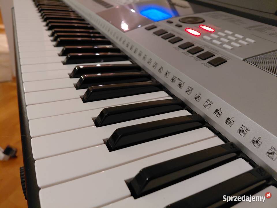 Yamaha PSRE413 keyboard komplet stojak zasilacz Instrumenty klawiszowe i MIDI Muzyka