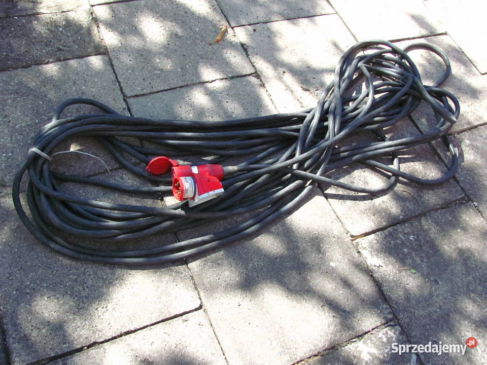 Kabel siłowy w gumie przedłużacz budowlany 32A