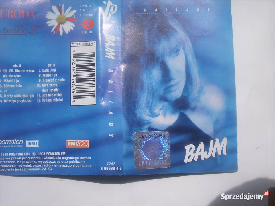 kaseta BAJM BALLADY 1998 Wołów