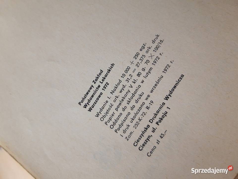 Podręcznik ginekologii studentów Witold śląskie Bielsko-Biała sprzedam