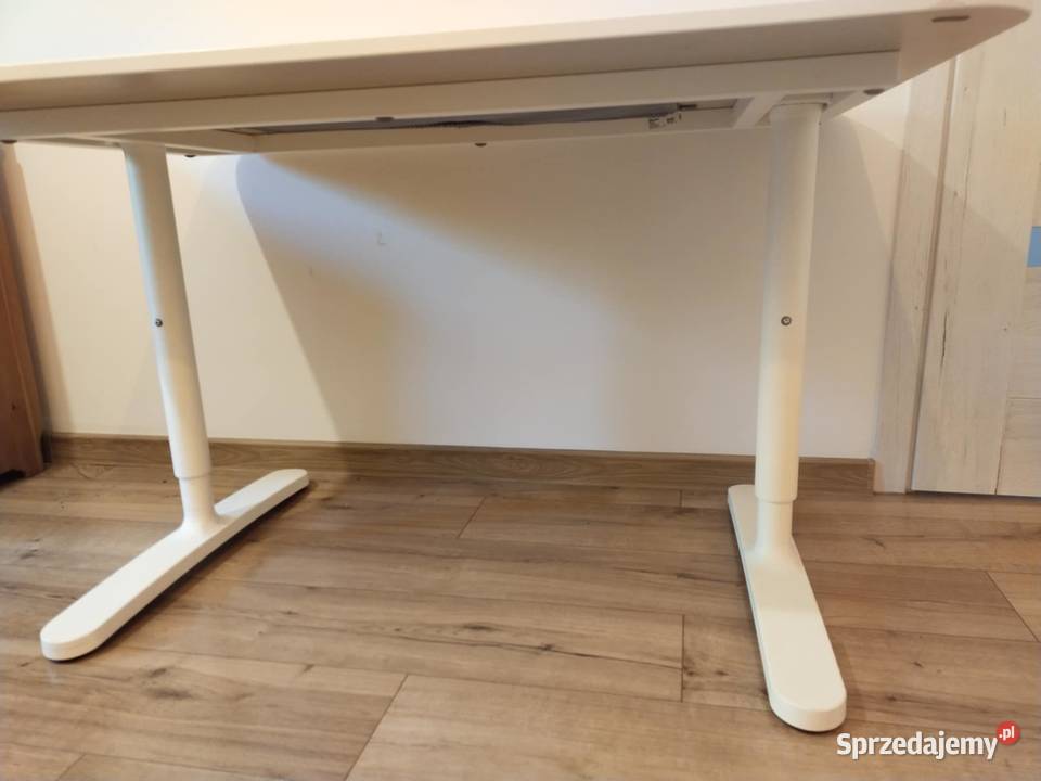Biurko Bekant IKEA dąb 80x120 regulowane Krakow Kraków