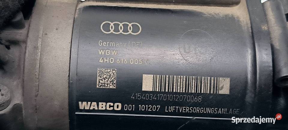 KOMPRESOR ZAWIESZENIA AUDI A8 D4 4H0616005C Pozostałe Lipno sprzedam