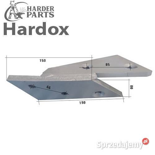 Wspornik HARDOX 90242011L części do pługa SKJOLD