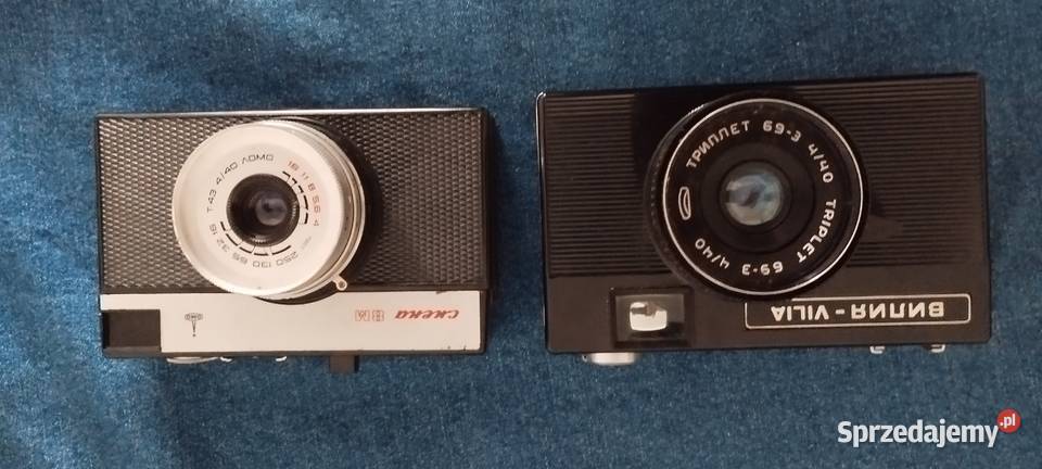 Aparat zestaw Pentax MG Vilia Cmena Smena Wolsztyn