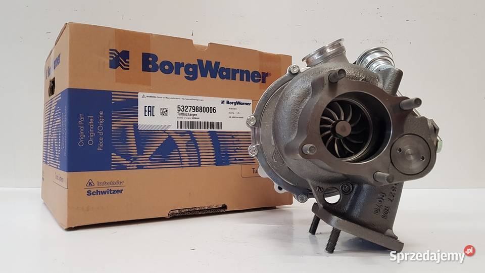 Turbosprężarka BorgWarner KKK 53279880006 mazowieckie Siedlce sprzedam