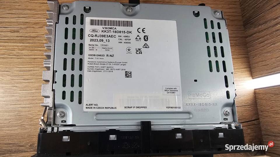 Ford radio Panasonic Nowe Miasto Lubawskie