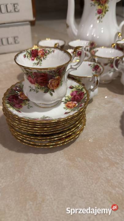 Porcelanowy zestaw Royal Albert Gorlice sprzedam