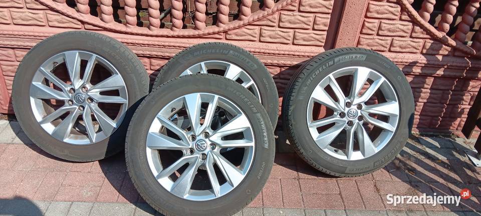 Sprzeda Alu felgi z oponami oryginalne VW Trock Łódź