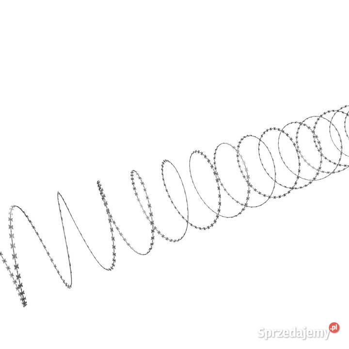 Zasieki concertina 450 mm 54 zwoje 3 złączki Szczecin