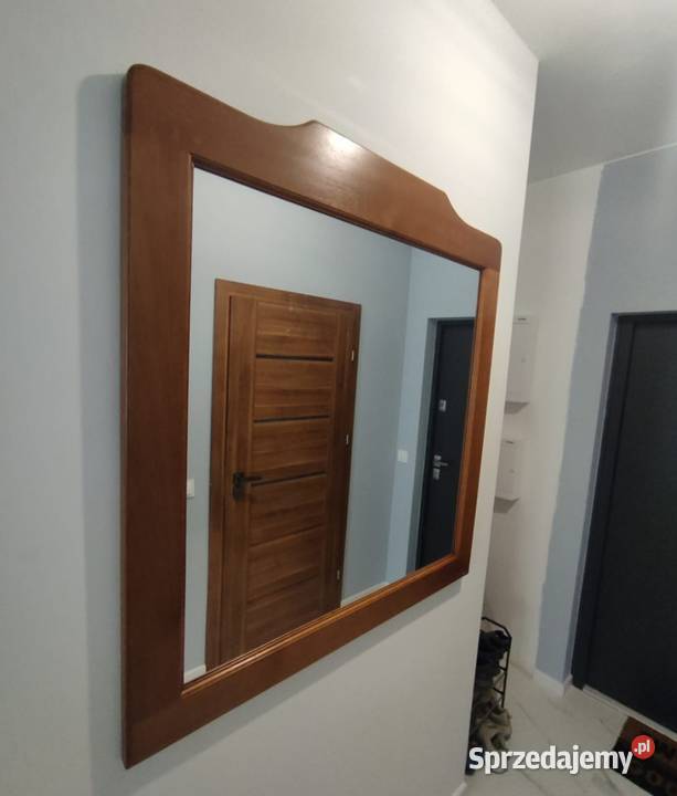 Lustro rama dębowa nowe beżowy Ramki i ramy sprzedam