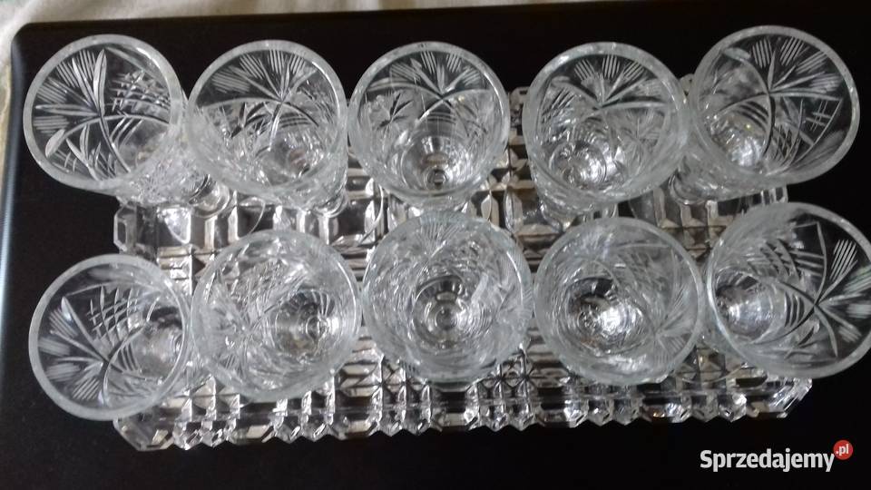 Kryształy i szkło z PRL Warszawa