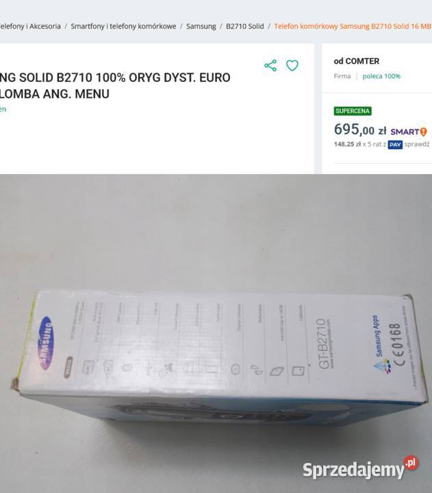 nowy samsung solid b2710 100 oryg dyst euro Kraków