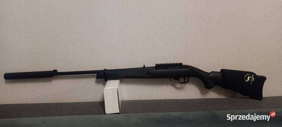Wiatrówka Ruger 1022 CO2 tłumik szyna Ris