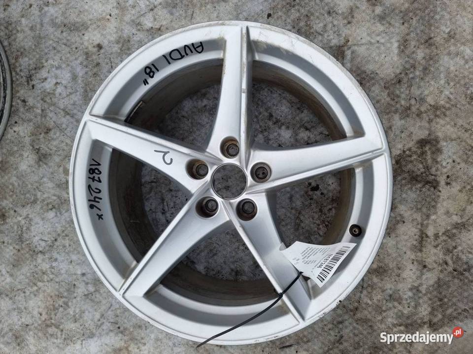 FELGA ALUMINIOWA 18 AUDI A4 B8 8W0601025BG Lipno