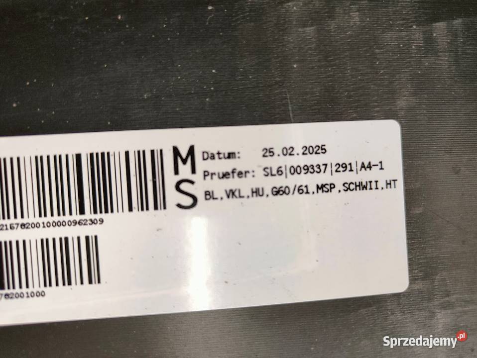 Dokładka Spoiler Zderzaka Tył BMW 5 G60 G61 Pleszew