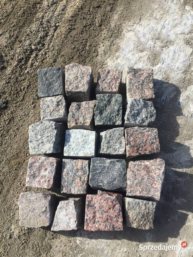 kostka granitowa szwedzka 46 mieszanka kolorów Gdańsk sprzedam