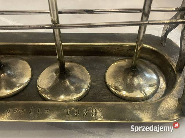 Zestaw 6 kieliszków z kantyny oficerskiej SS II Kraków