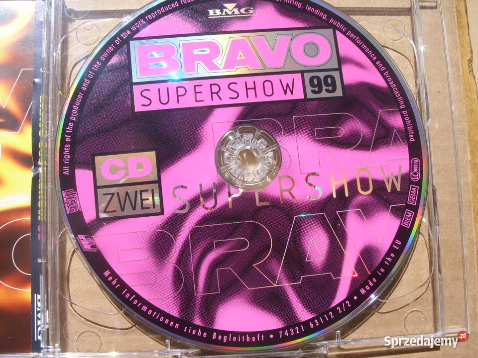 Płyta CD skladanka BRAVO SUPERSHOW 992 cd 1999 dolnośląskie Wołów