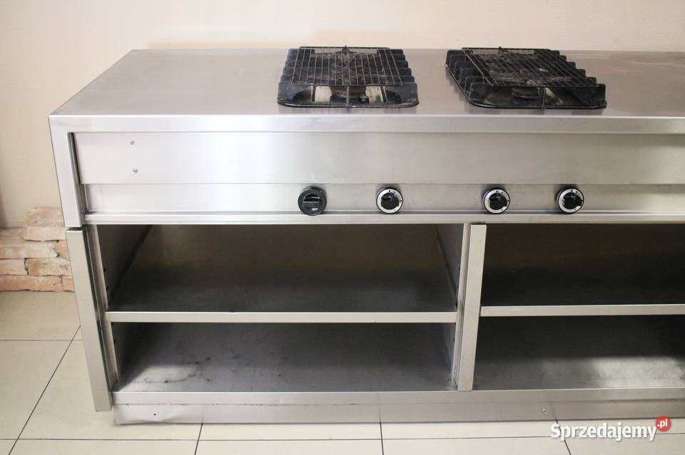 Wyspa centralna z kuchnią płyta grillowa 245 Biznes i Przemysł Góra