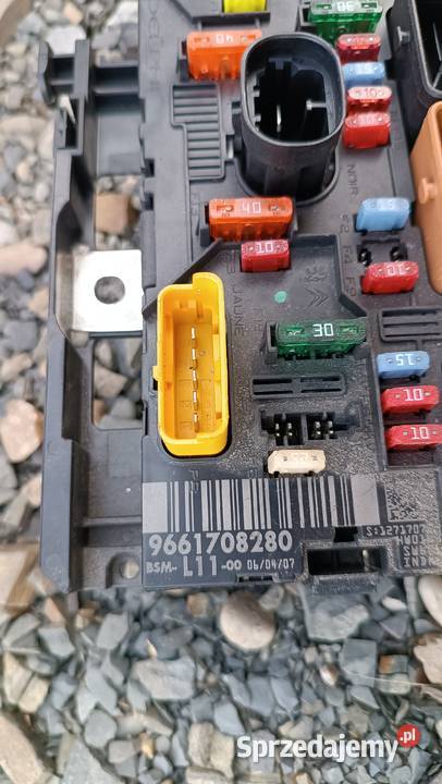 Moduł BSI BSM Citroen Peugeot 9661708280 Rok produkcji 2006 Radłów