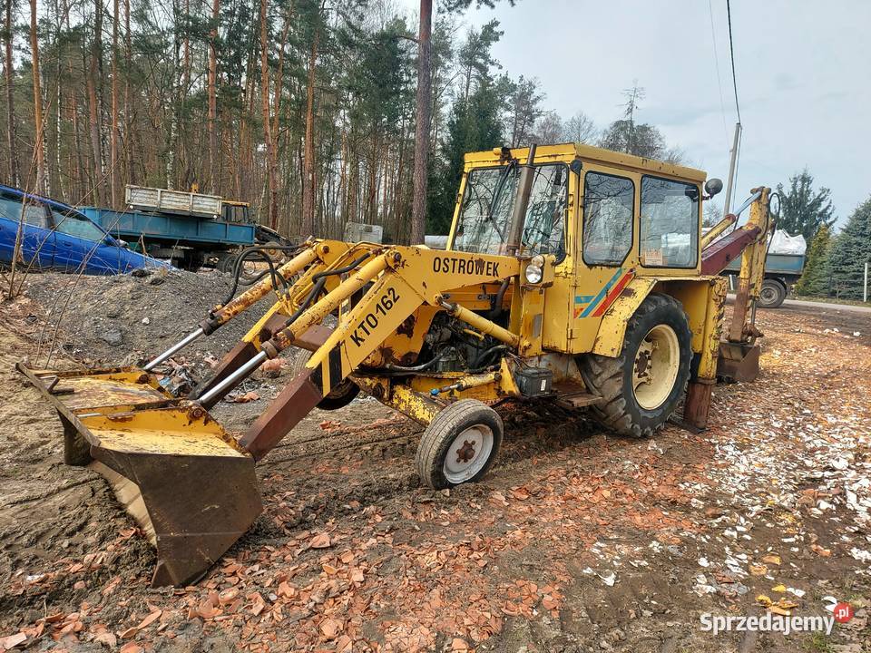 Koparko ładowarka ostrówek k 162 cat jcb Koparko ładowarki Wola Rzędzińska