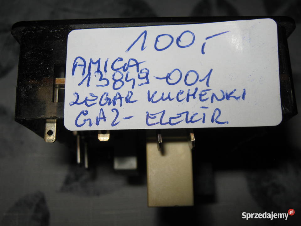 AMICA 13849001 ZEGAR KUCHENKI GAZELEKTR małopolskie Nowy Sącz