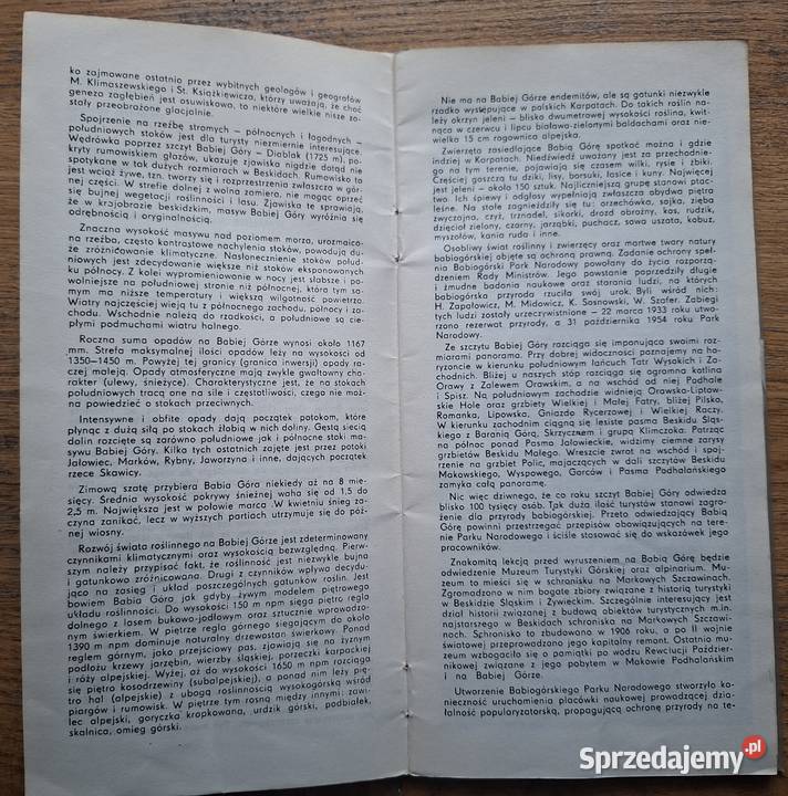 Zawoja i Zbigniew Indyk przewodnik małopolskie sprzedam