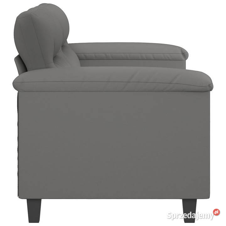Sofa 2osobowa ciemnoszary 140 tapicerowana Warszawa sprzedam