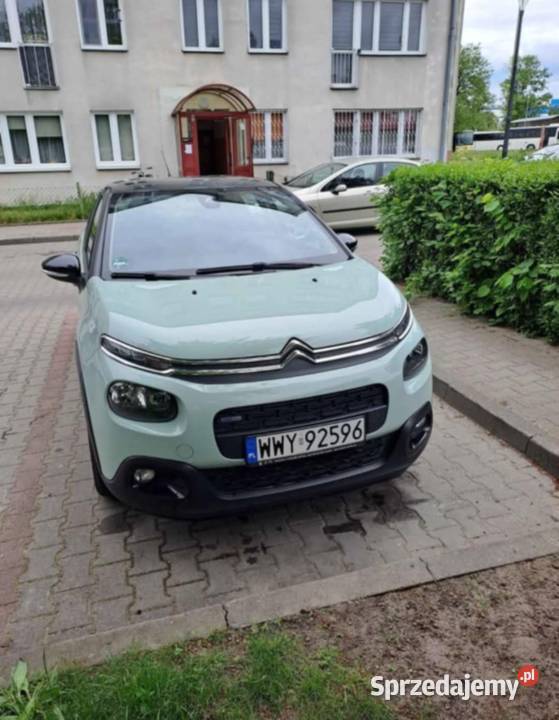 Citron C3 12 PureTech 2017 Pierwszy właściciel podgrzewane fotele Wyszków
