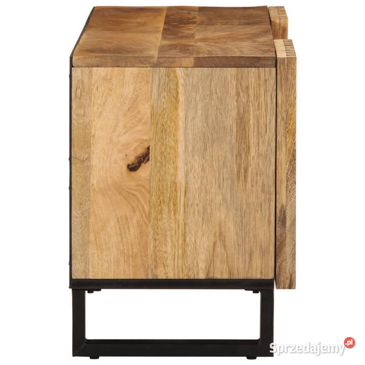 Szafka pod TV 105x34x46 lite surowe drewno mango Warszawa