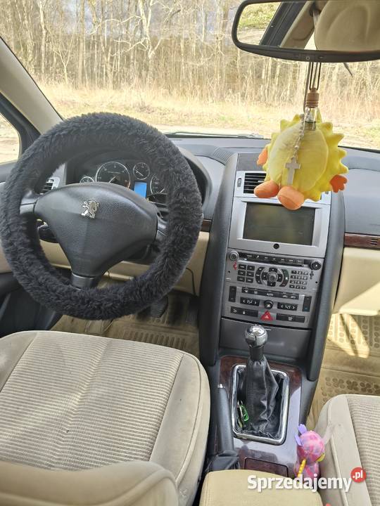 Peugeot jasna tapicerka dużo faktur 407 Braniewo sprzedam