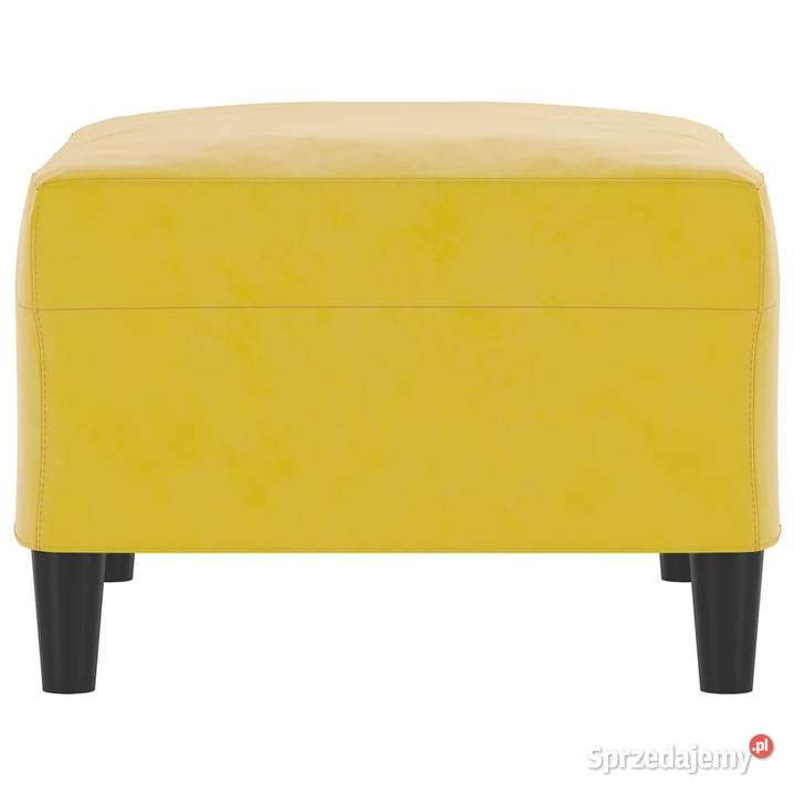 Podnóżek żółty 70x55x41 aksamit WM349323 mazowieckie