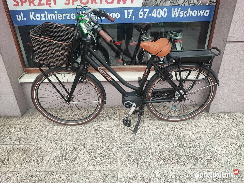 Gazelle Holenderski rower elektryczny,Napęd Centralny!,Shima