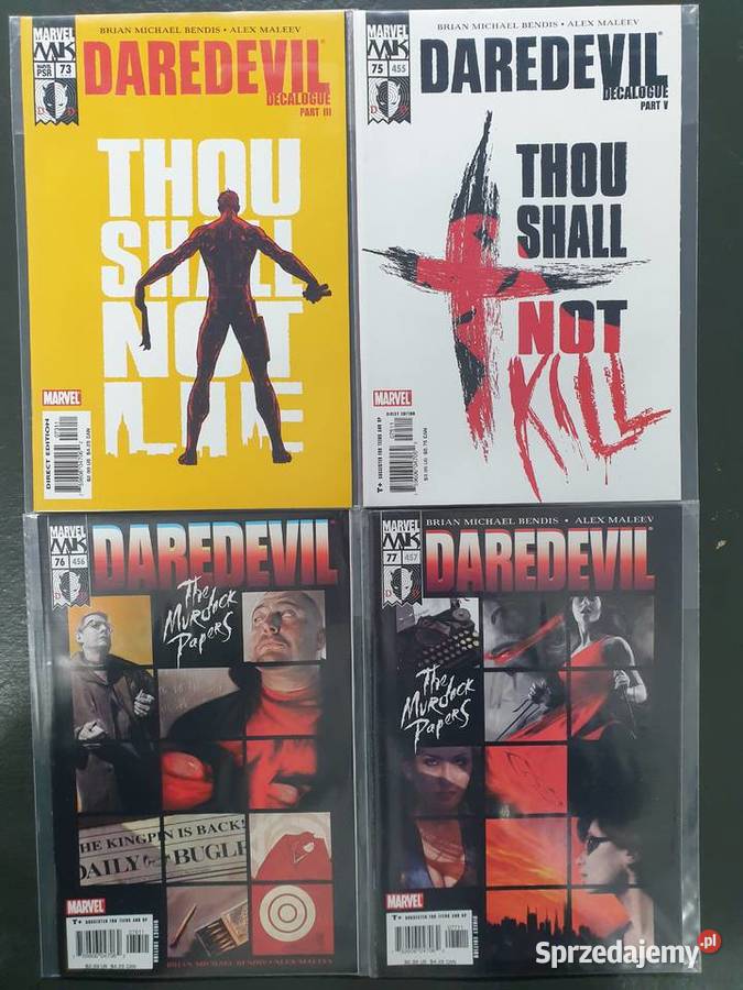 Marvel Knights Daredevil kolekcja 35 komiksów Komiksy Gdynia