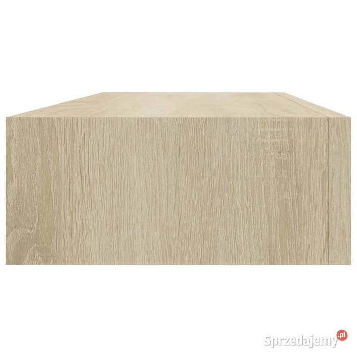 Półki ścienne z szufladą 2 dąb 60x235x10 MDF Warszawa