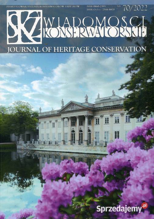 Wiadomości Konserwatorskie 70 2022 zachodniopomorskie Szczecin