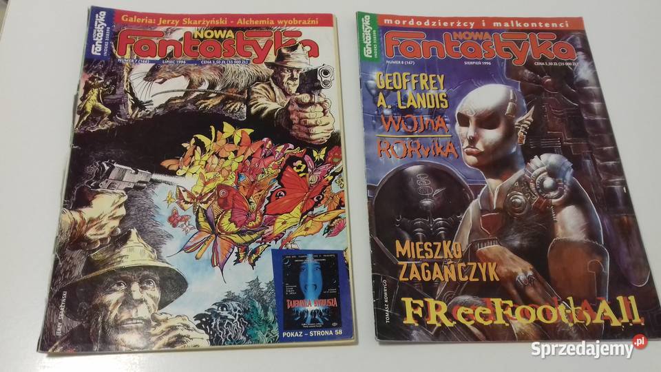 Czasopismo Nowa Fantastyka 7 i 8 z 1996 małopolskie Kraków