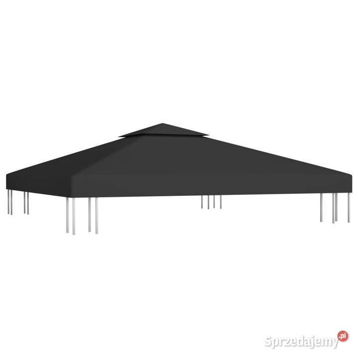 2poziomowe zadaszenie altany 310 gm 3x3 m czarne Warszawa