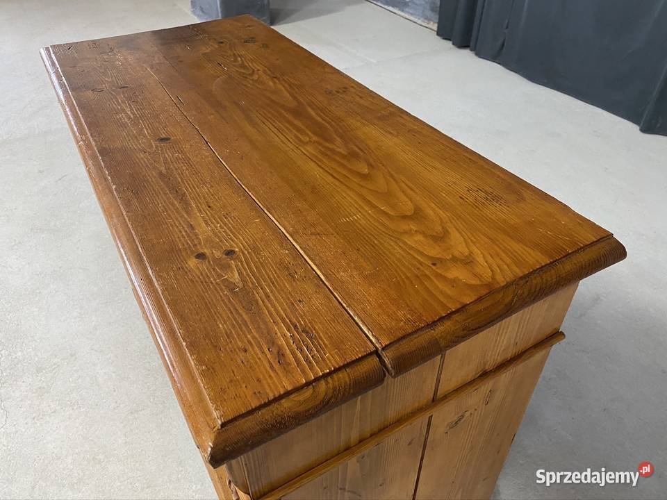 Komoda sosnowa vintage rustykalna lite drewno zachodniopomorskie Budno