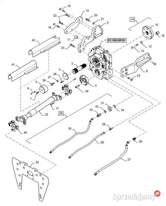 Holland T6090 Krzyźak 84545942 Jastrzębniki