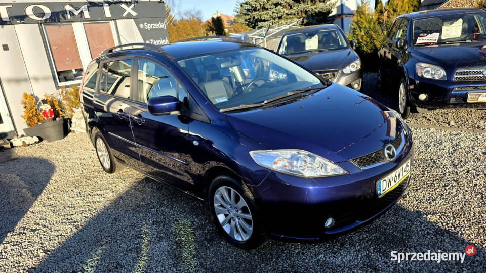 Mazda 5 20 z LPG ŚLICZNA 7Os Zadbana GWARANCJA Świdnica