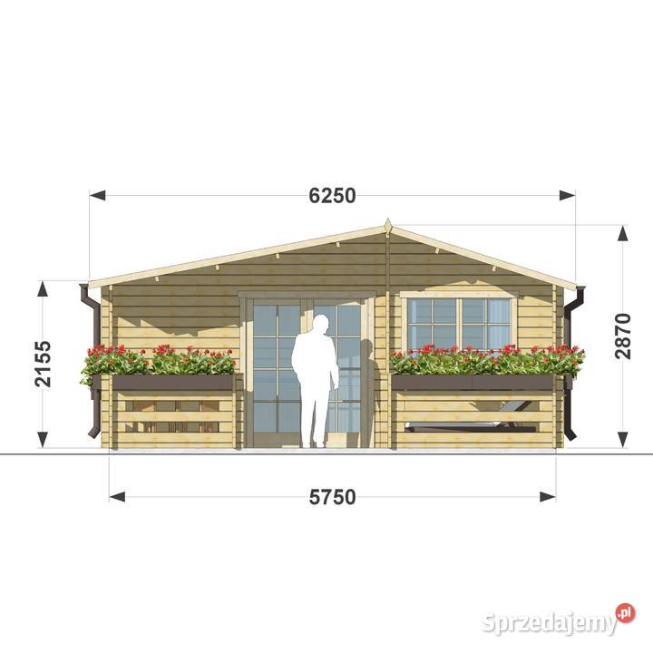 Domek letniskowy Horton 645 z tarasem Dziekanów Polski
