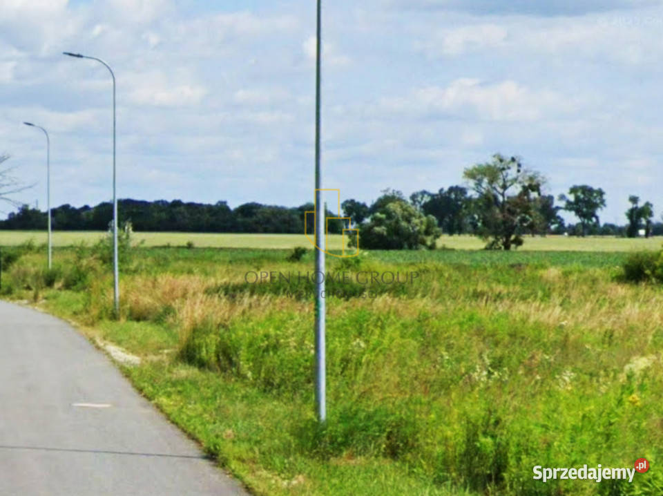 Żórawina działka budowlana 1531 m2 media