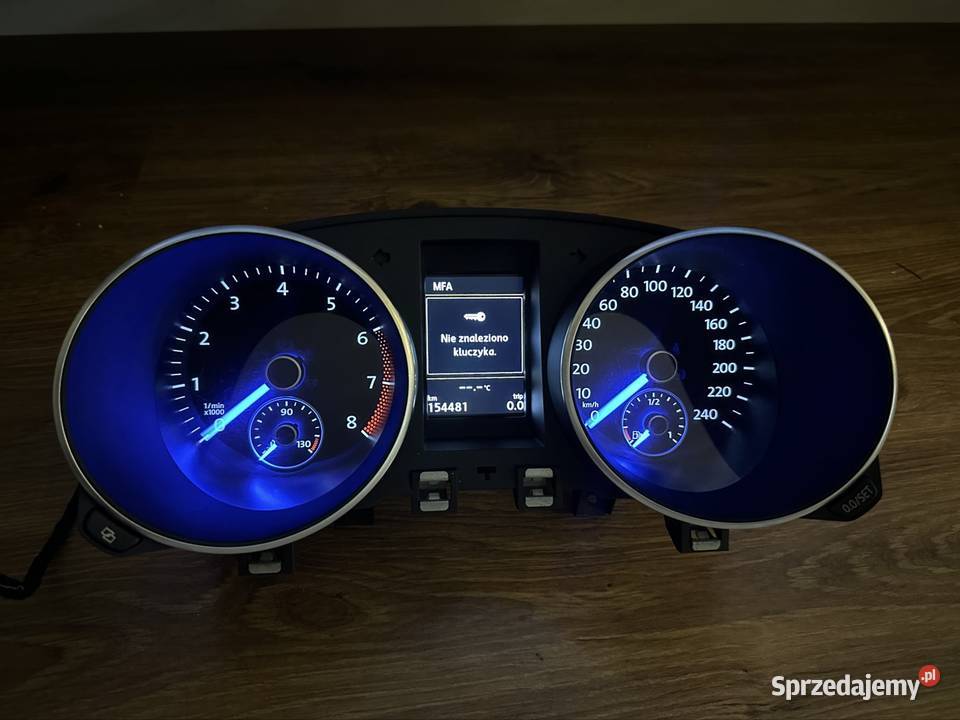 Licznik kolorowy Premium 3D do VW Golf VI 6 Rok produkcji 2012 Części samochodowe Pruszków