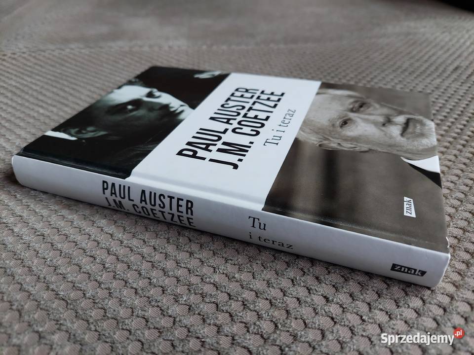 nowa Paul Auster JM Coetzee Tu i teraz Listy małopolskie Kraków