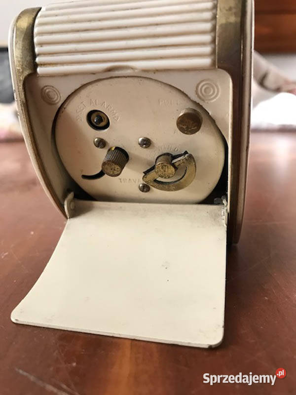 budzik podróżny Westclox z żaluzjąvintage lata Zegarki Zegarki pomorskie