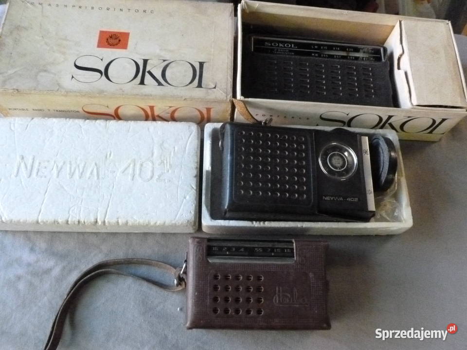 Radio tranzystorowe Sokol Sokół Sprawne Mława