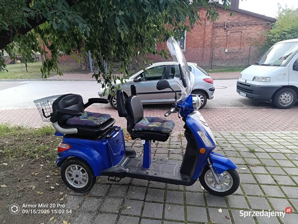 Trójkołowiec inwalidzki dwuosobowy elektryczny Płock